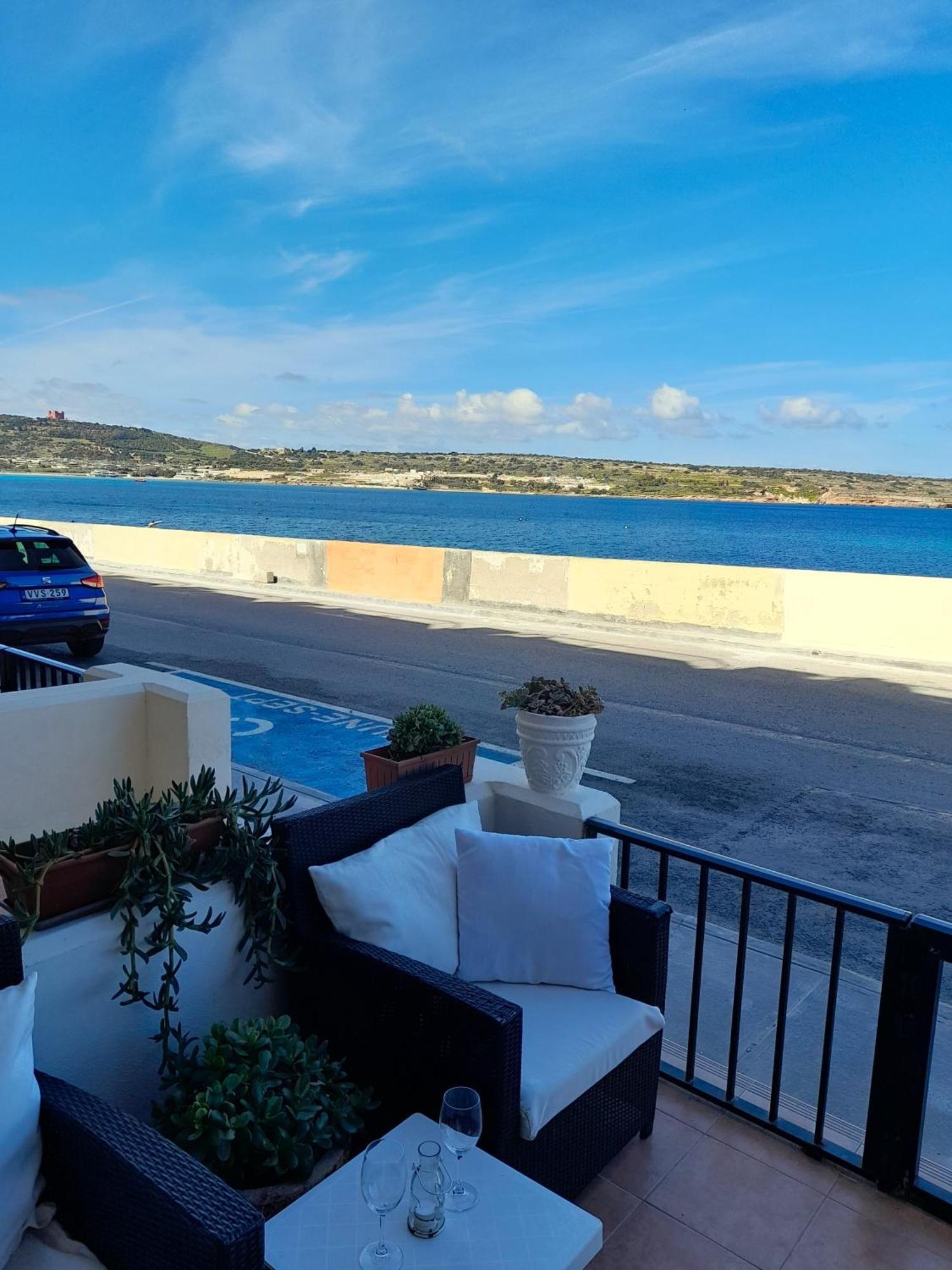 Seafront Maisonette Ocean Views & Terrace Mellieħa Buitenkant foto